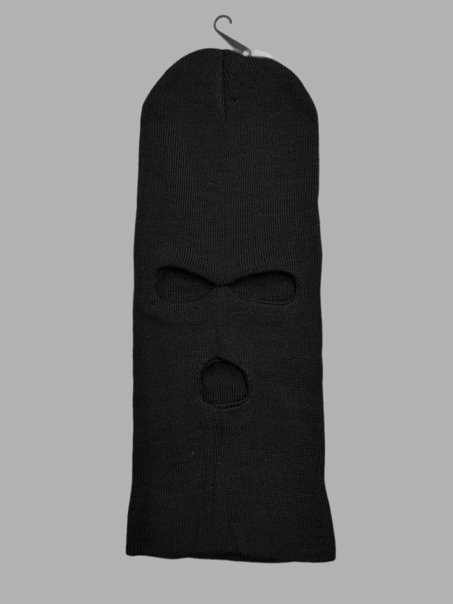 3 Hole Knitted Balaclava Black Ski Mask Hood