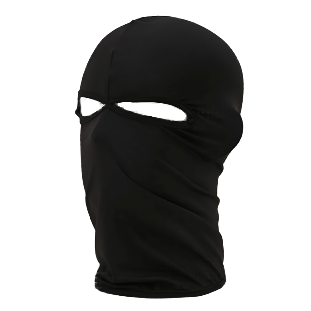 Ultra Thin Black 2 Hole Balaclava Sports SAS Army Style
