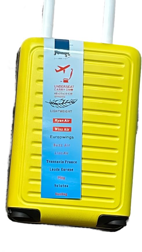 Cabin Bag 40X25X20CM Under Seat Carry On Travel Ryanair Luggage Wheel Suitcase