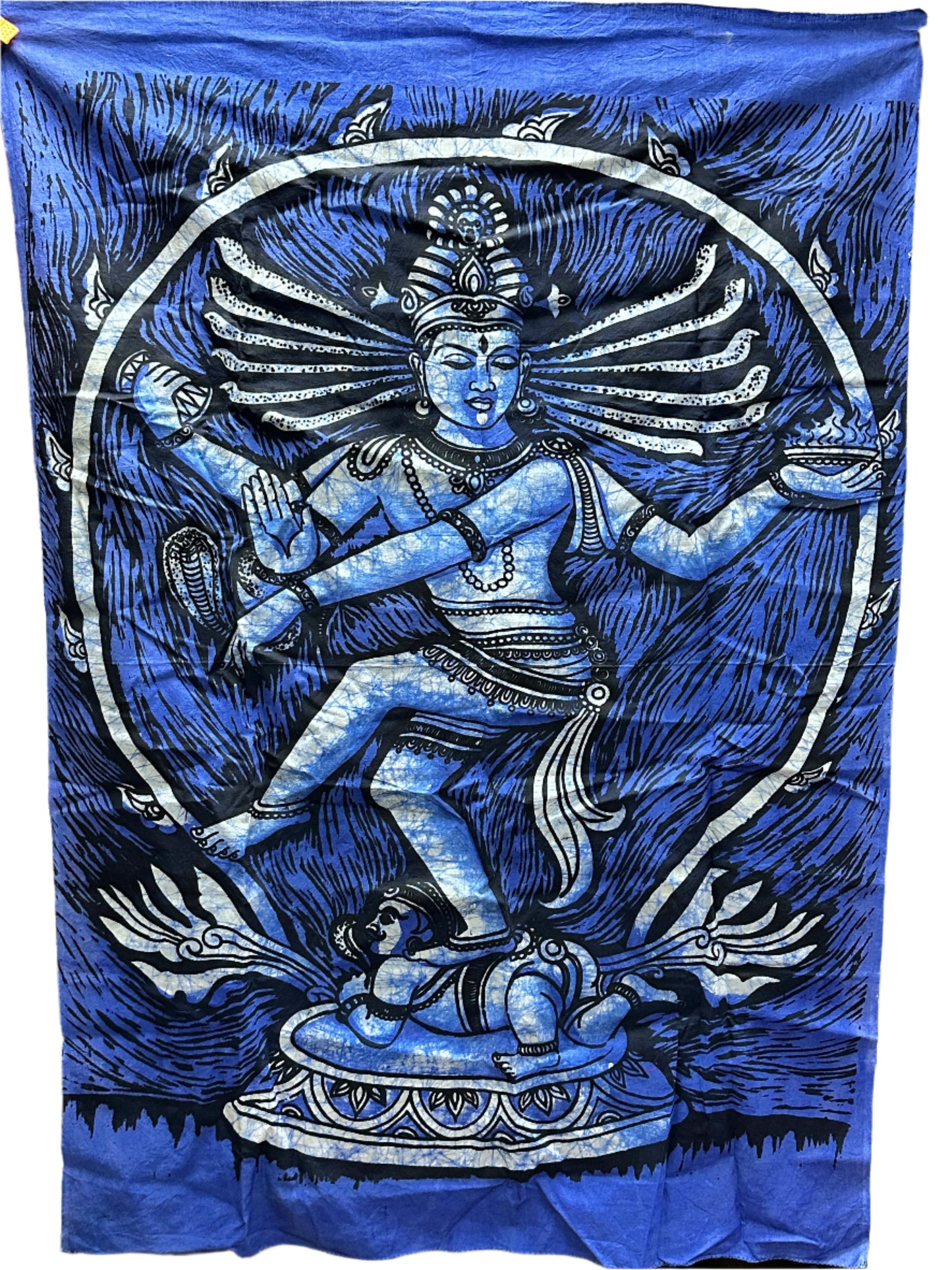 Natraj Shiva Dance Indian God Wall Tapestry Hanging Decoration Painting