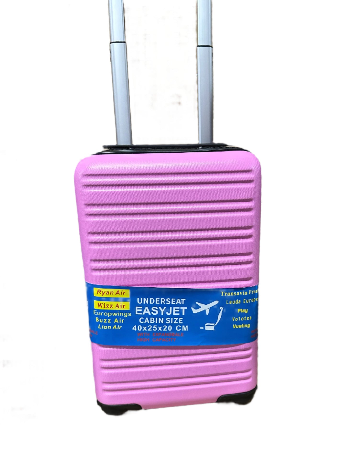 Cabin Bag 40X25X20CM Under Seat Carry On Travel Ryanair Luggage Wheel Suitcase