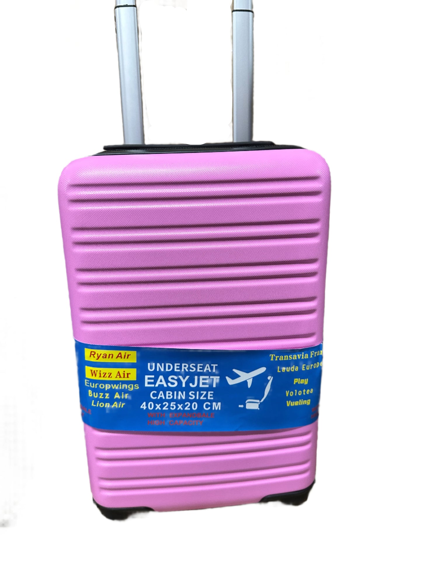 Cabin Bag 40X25X20CM Under Seat Carry On Travel Ryanair Luggage Wheel Suitcase