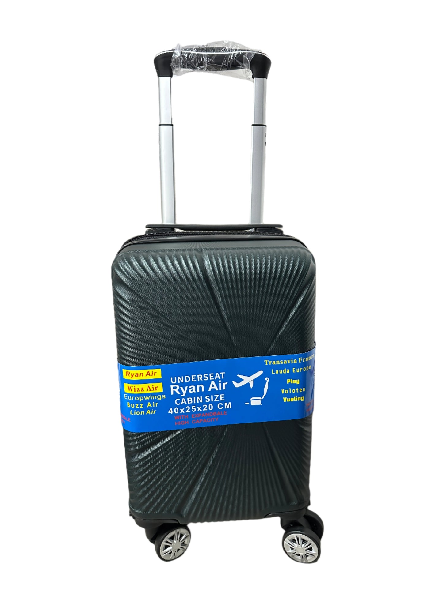 Cabin Bag 40X25X20CM Under Seat Carry On Travel Ryanair Luggage Wheel Suitcase