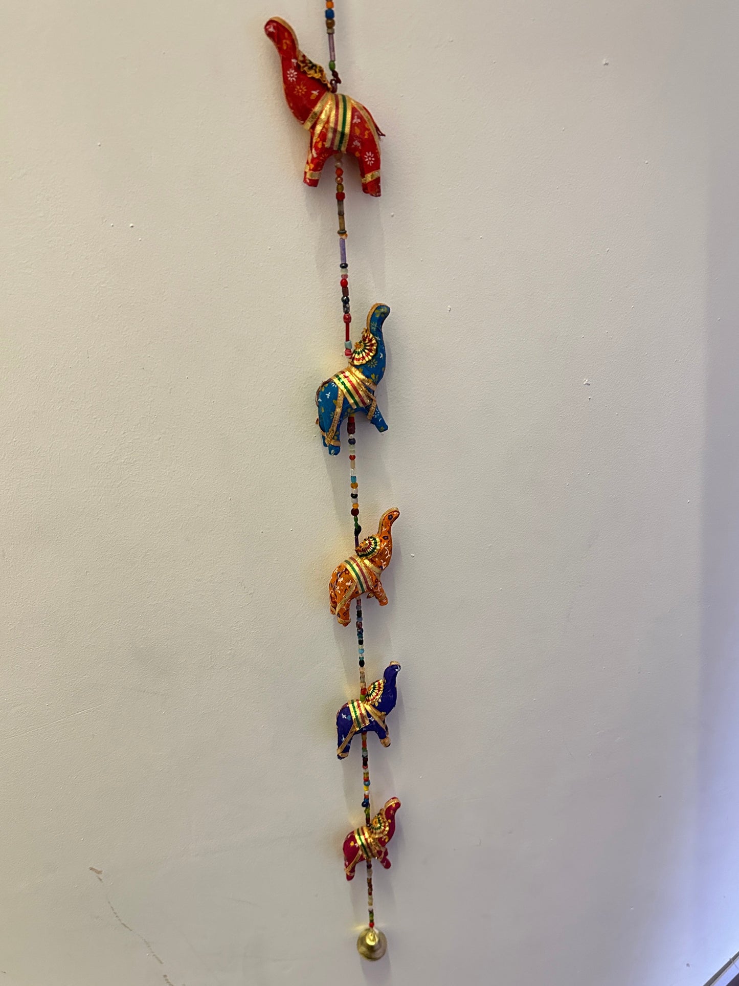 Handmade Elephants Multi-Colourful Door/Wall Hangings