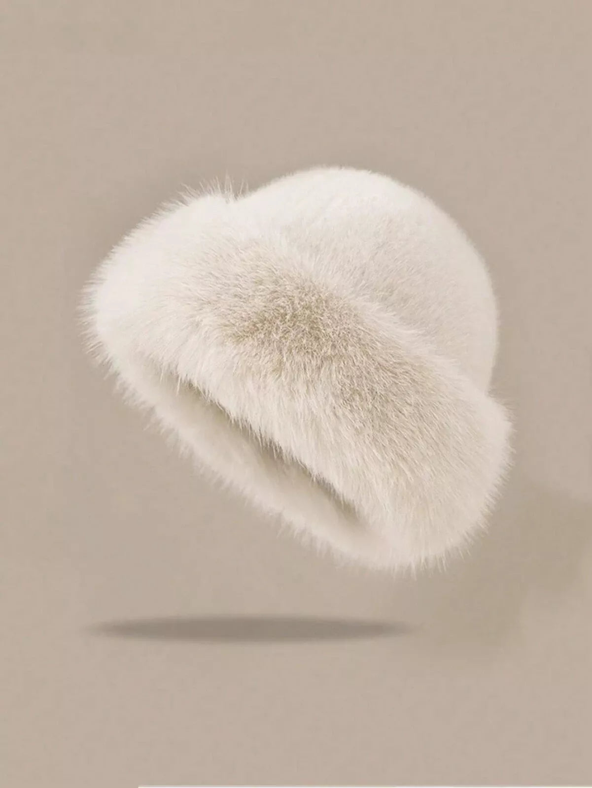 Faux Fur Plush Fur Luxury Womens Hat Winter Ski Thermal Hat