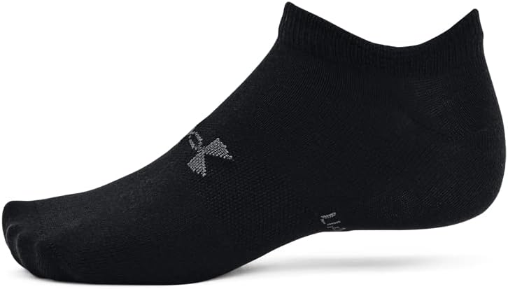 Under Armour Unisex Ua Essential No Show 6pk No Show 6pack Socks