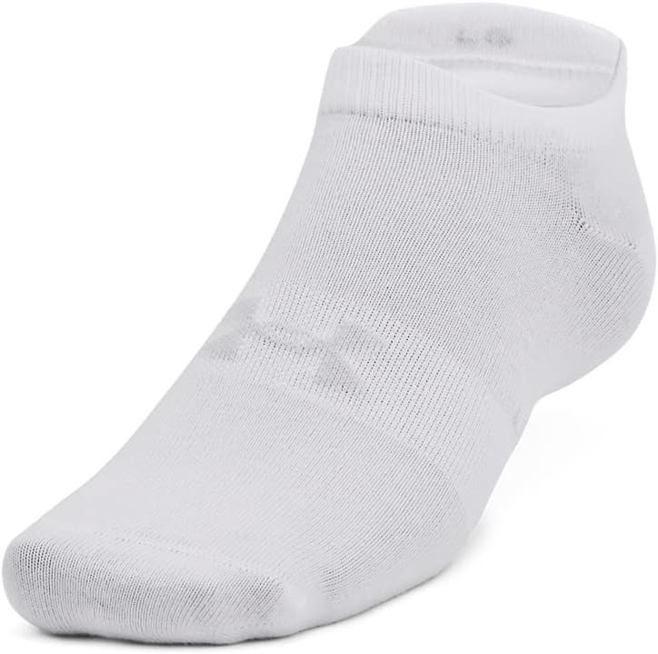 Under Armour Unisex Ua Essential No Show 6pk No Show 6pack Socks