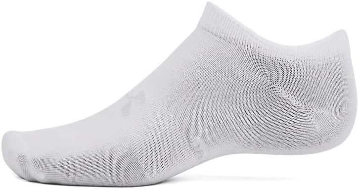 Under Armour Unisex Ua Essential No Show 6pk No Show 6pack Socks