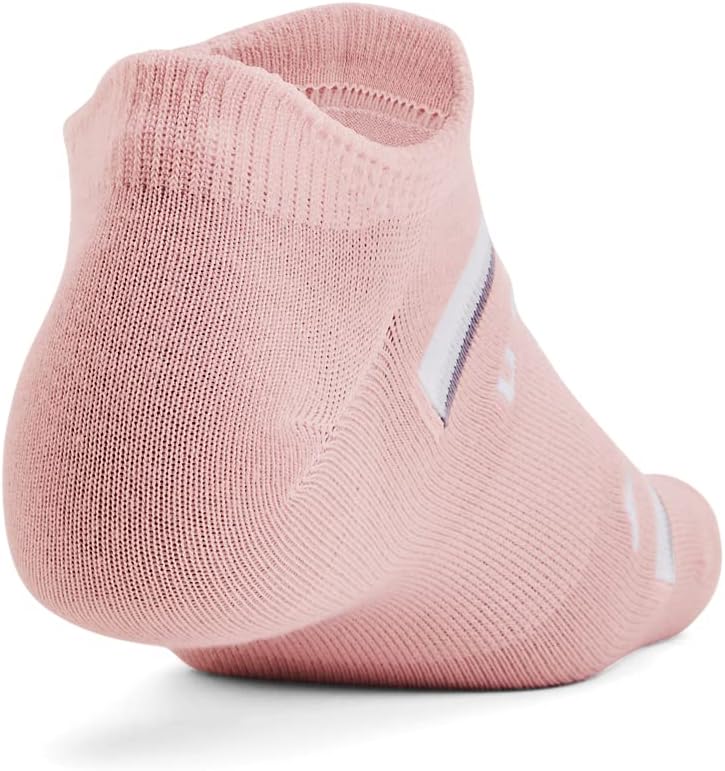 Under Armour Unisex Ua Essential No Show 6pk No Show 6pack Socks