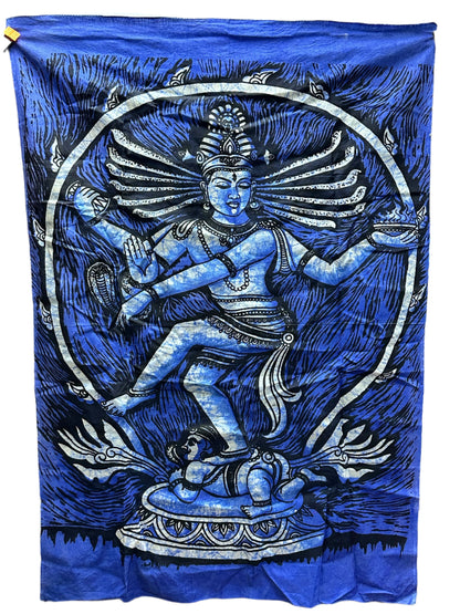 Natraj Shiva Dance Indian God Wall Tapestry Hanging Decoration Painting