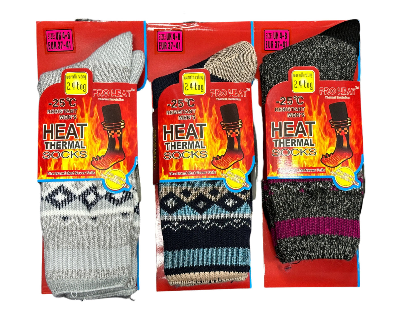 Ladies Heat Thermal Socks 2.5 Tog Warm Socks Winter