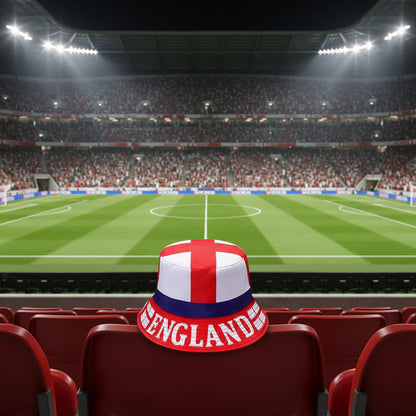 ENGLAND BUCKET HAT WORLD CUP CAP HAT GB UK UNISEX ONE SIZE