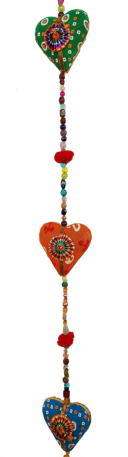 Handmade Hearts Love Multi-Colourful Door/Wall Hangings