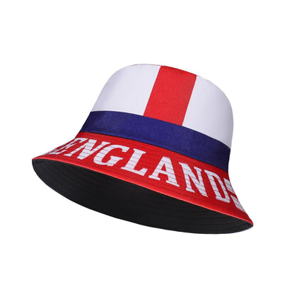 ENGLAND BUCKET HAT WORLD CUP CAP HAT GB UK UNISEX ONE SIZE
