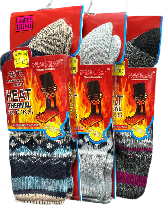 womens thermal socks 2.4tog