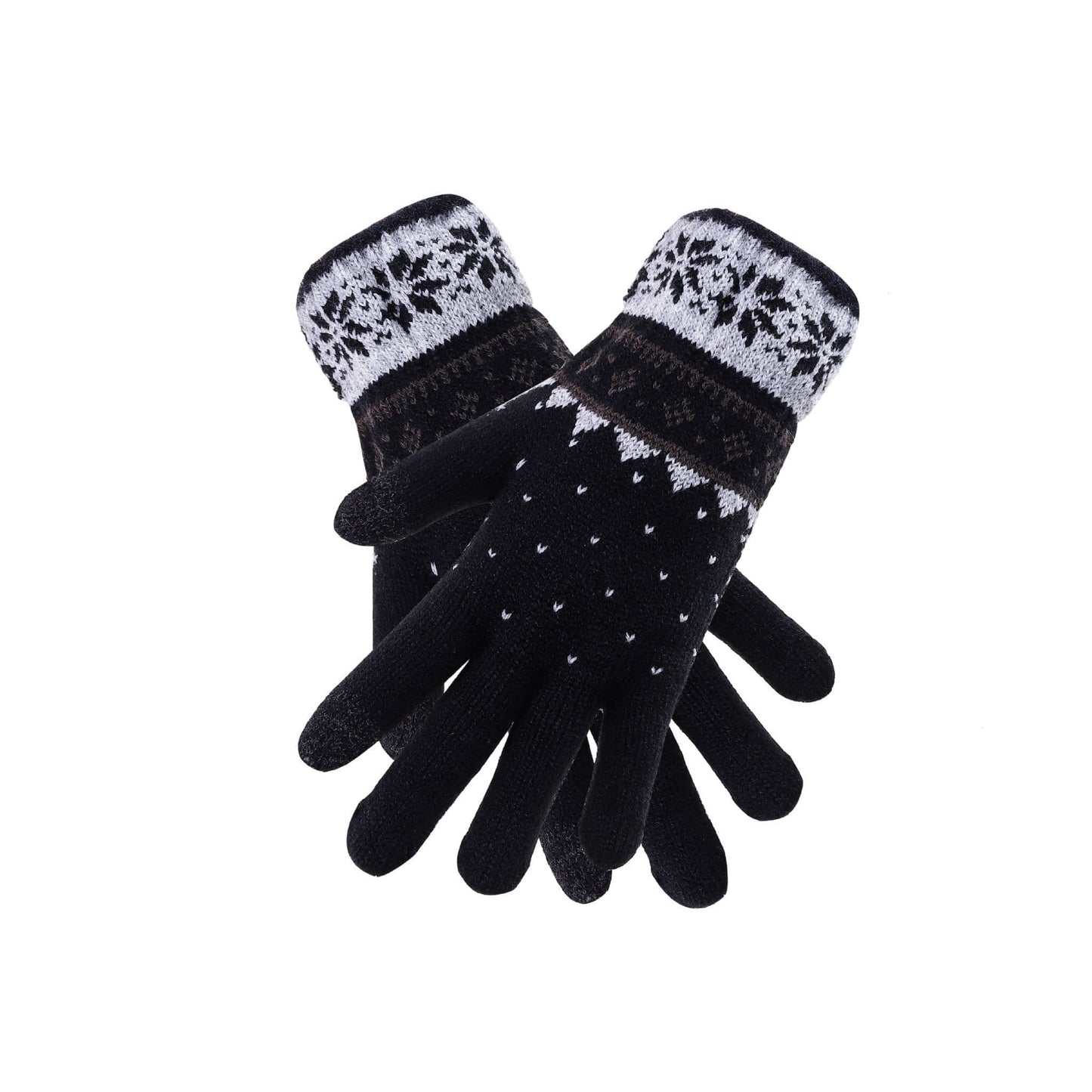 Snow Flake Thick Winter Gloves