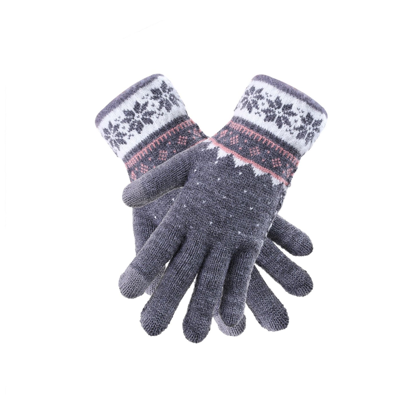 Snow Flake Thick Winter Gloves