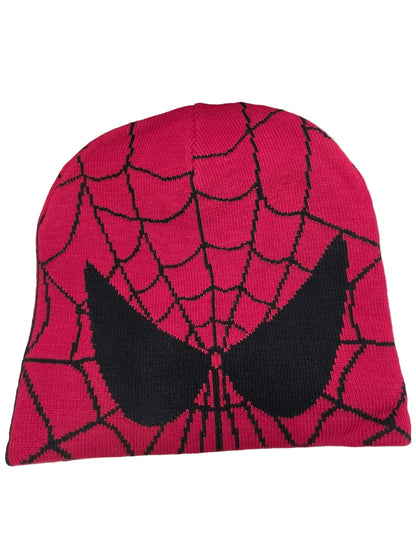 Spider Web Man Hats Beanie Cap Unisex Winter Accessories Y2K Fashion