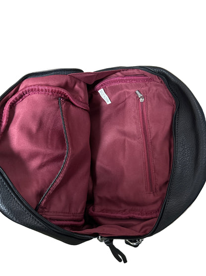 Womens Zip Style Small Backpack Bag Chic