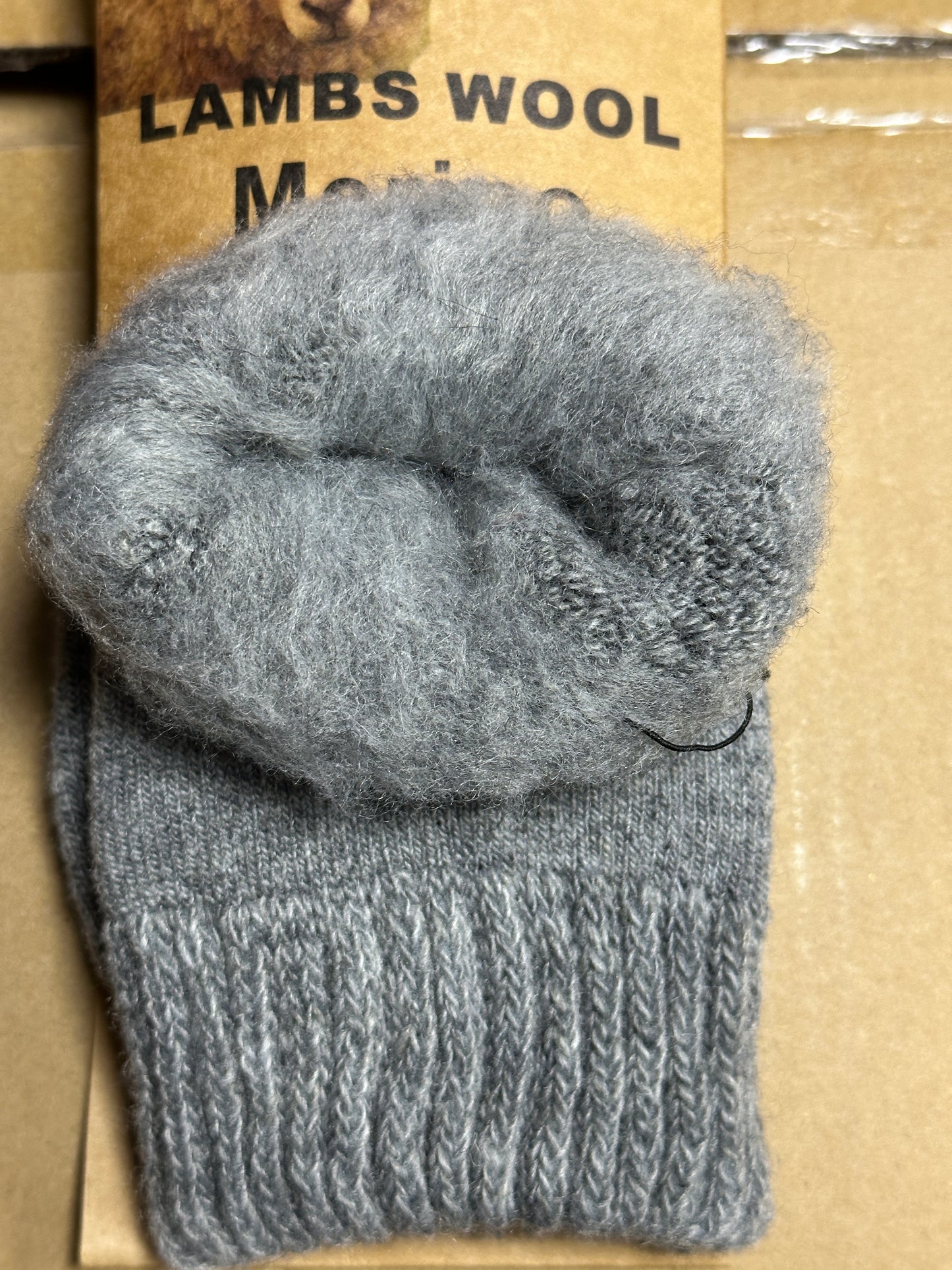 Mens Lambs Wool Socks Thermal Winter Warm Hiking Thick Boot Socks