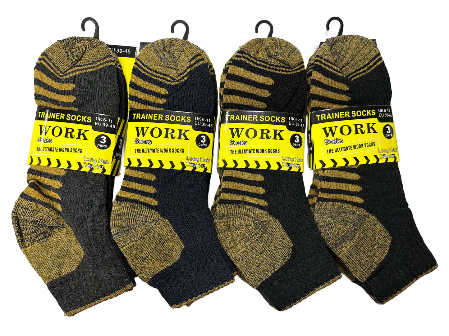 Chaussettes de travail pour hommes, vêtements de travail, taille UK 6-11