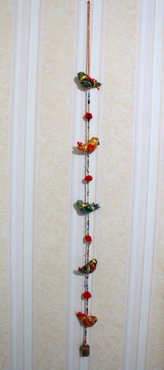 Birds Multi - Colourful Wall Hangings Decoration Indian Handmade