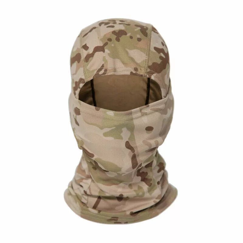 Tactical Hunting Balaclava Snood Mens Scarf Hood Neck Tube Face Mask Camo