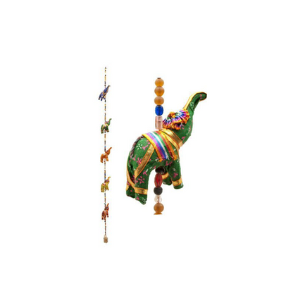 Handmade Elephants Multi-Colourful Door/Wall Hangings