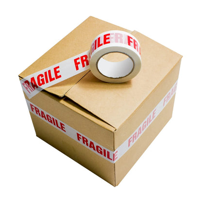 White Fragile Packing Tape 48mm X 92m (100yards)