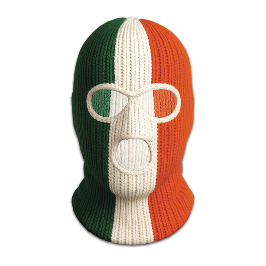 Ireland Knitted Balaclava 3 Hole Irish Ski Mask Winter Accessory