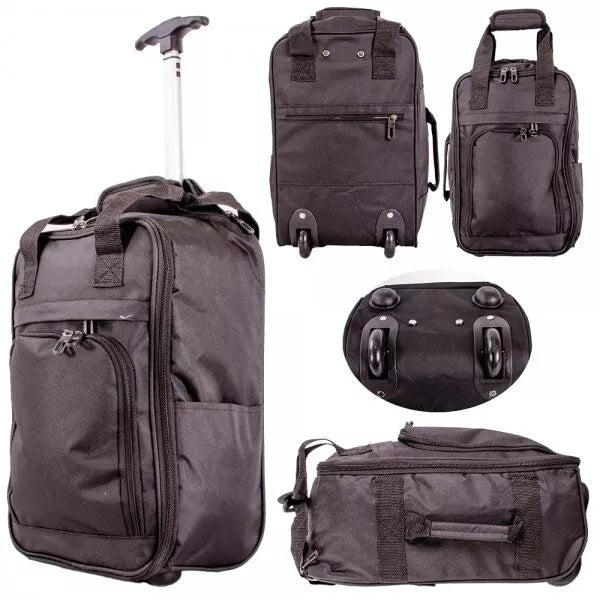 40x25x20cm Under Seat Ryanair Cabin Trolley Suitcase Carry On Luggage Travel Bag