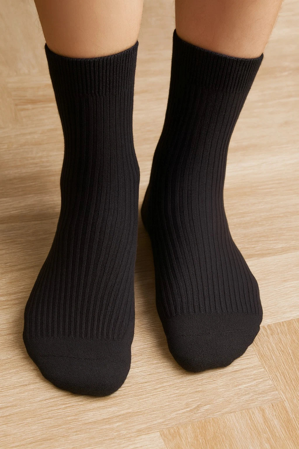 Men Diabetic Ribbed Socks Cotton Rich Wide Non Elastic Loose Top Big Foot UK 11-14 - 12 Pairs