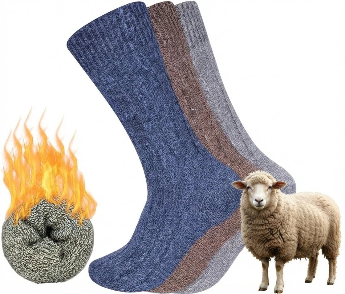 Mens Wool Blend Socks