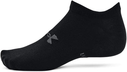 Under Armour Unisex Ua Essential No Show 6pk No Show 6pack Socks